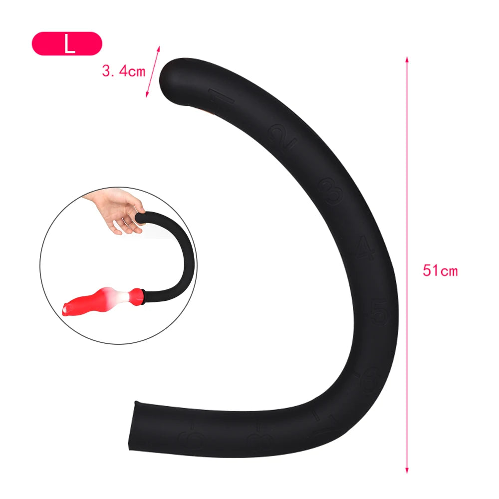 Dog Dildo With Silicone Butt Plug Long Tail Cosplay BDSM Adult Sex Games Long Anal Plug Animal Dildos For Women Penis Buttplug