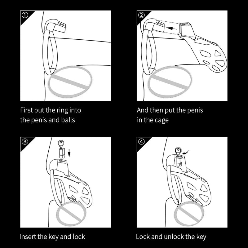 Sex Toys for MenInvisible Chastity Cages  Adult Hot Sale Waist Belt Male Chastity  Sleeve Cockrings Erotic Urethral Lock Bondage