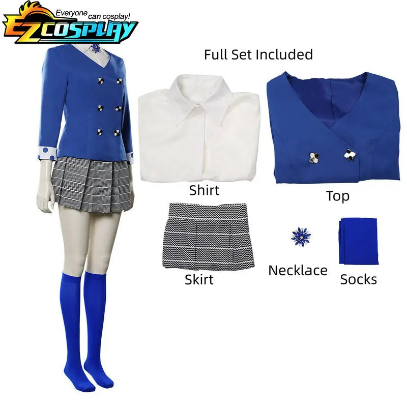 Women's Veronica Sawyer Cosplay Costume Outfits Halloween Heathers the Musical Costume Skirt Suit