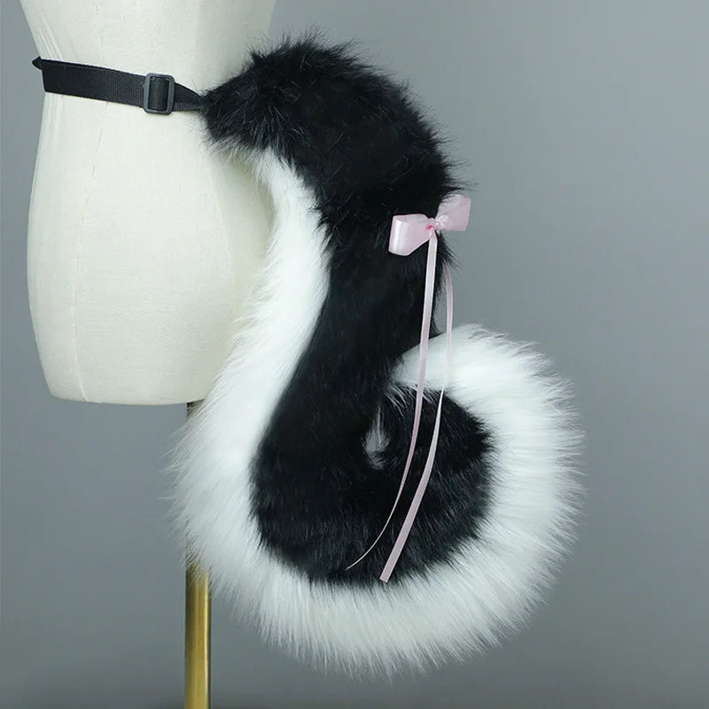 Anime Cute Imitation Animal Ear Hair Ornament Animal Tail Comic Show Accessories Cosplay Dog Tail Hoop Headband Pros