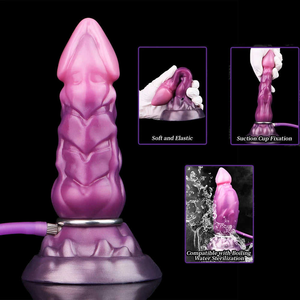 GBAR Inflatable Anal Plug With Sucker Vagina Stimulator Monster Dildo Anal Expander Adult Sex Toys For Women Men Sexy Shop