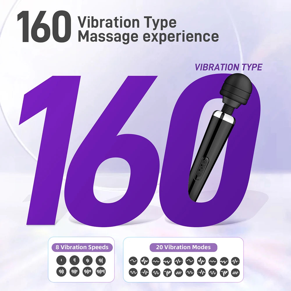 20 Speed Vibrator Sex Toys for Woman Dildo Magic Wand Anal Clitoris Stimulator Wireless Vibrator Female Masturbator Sexy Toys 18