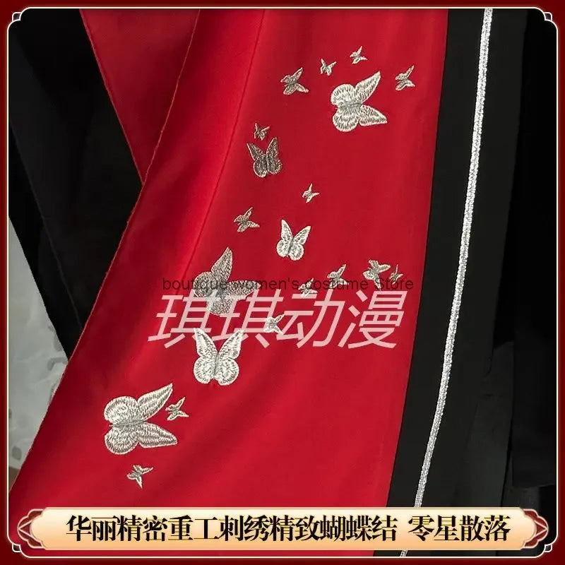 Tian Guan Ci Fu Huacheng Cosplay Costume Young Sanlang Costume Ghost King Hua Cheng Cosplay Set Ancient Huacheng Hanfu Dress