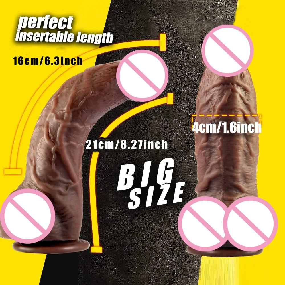 Realistic Dildo Silicone Dildos Dick G-Spot Masturbation Realistic Penis Cock Consolador Adult Supplies Sex Toys For Women Gay18