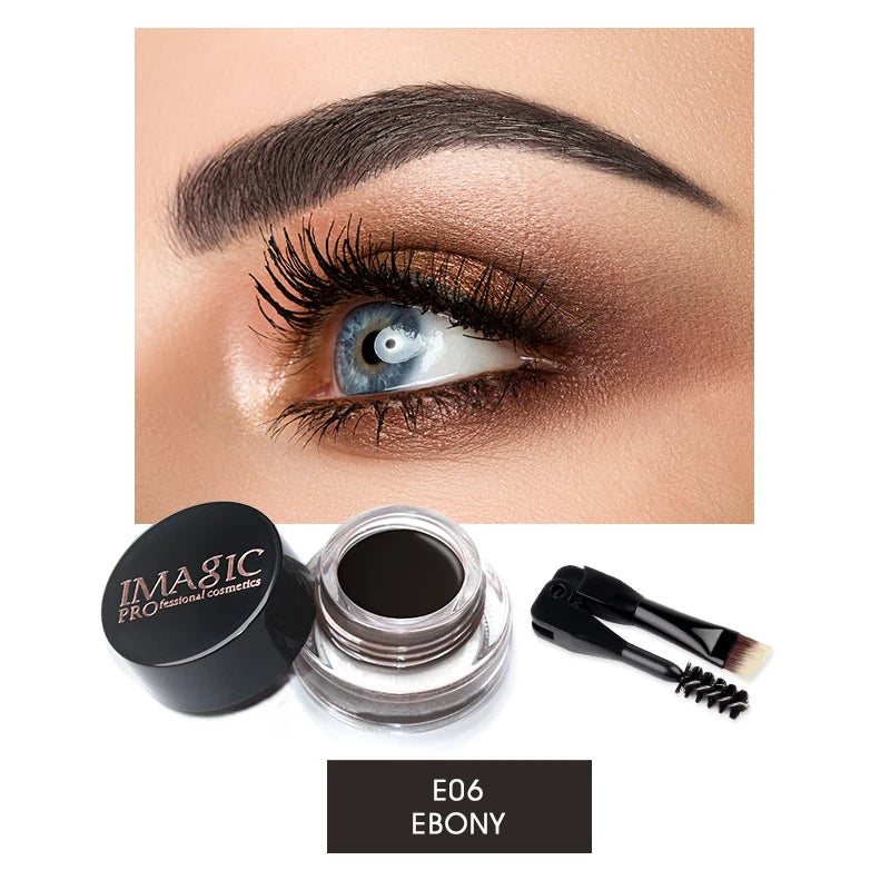 IMAGIC professional eyebrow waterproof long-lasting makeup eyebrow cream gel cosmetics