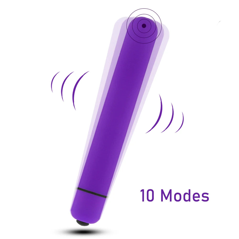 Long Bullet Vibrators Portable Female Masturbator G Spot Massager Dildo Vibrators AV Stick Adult Sex Toys for Women Sextoys
