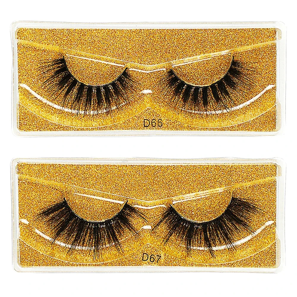 20 Pairs Lashes Bulk Wholesale Natural Fluffy Wispy False Eyelashes Pack Makeup Soft Thick Fake Eyelash 3d Mink Lashes Bulk