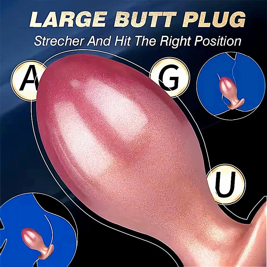 Huge Anal Plug Silicone Dildo Large Butt Plug Prostate Massager Anal Dilator Buttplug Masturbation Sex Toys For Men Woman Gay