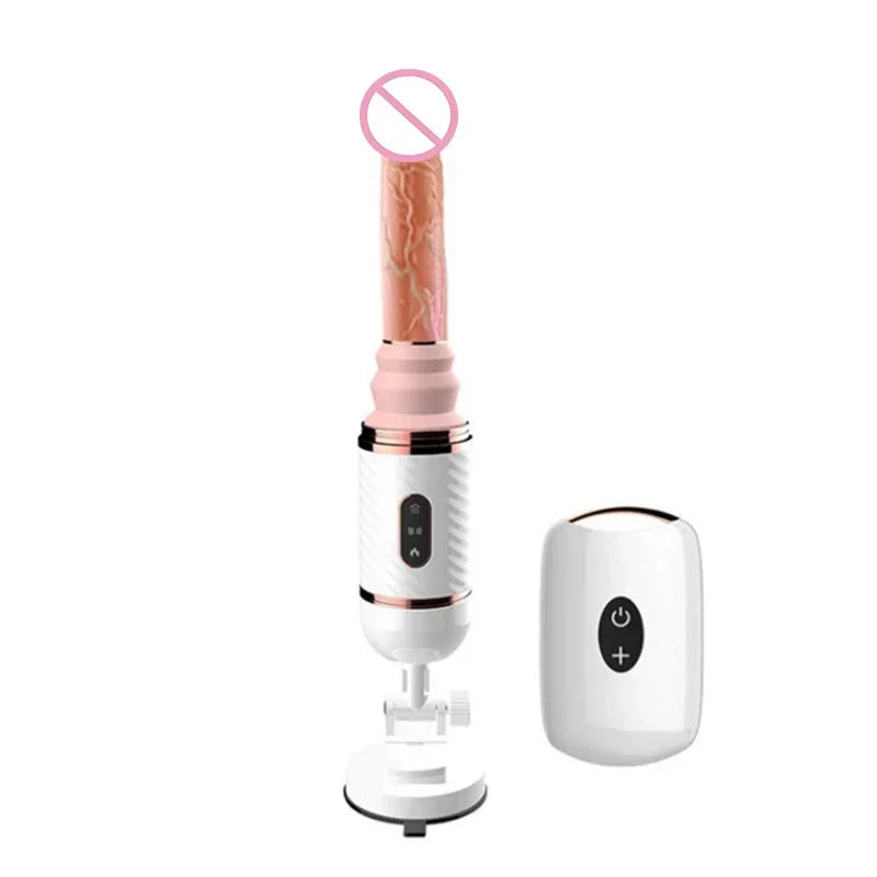 Realistic Dildo Remote Control Automatic Sex Machine Big Penis Vibrator Retractable Dildo Female Masturbator Suction Cup