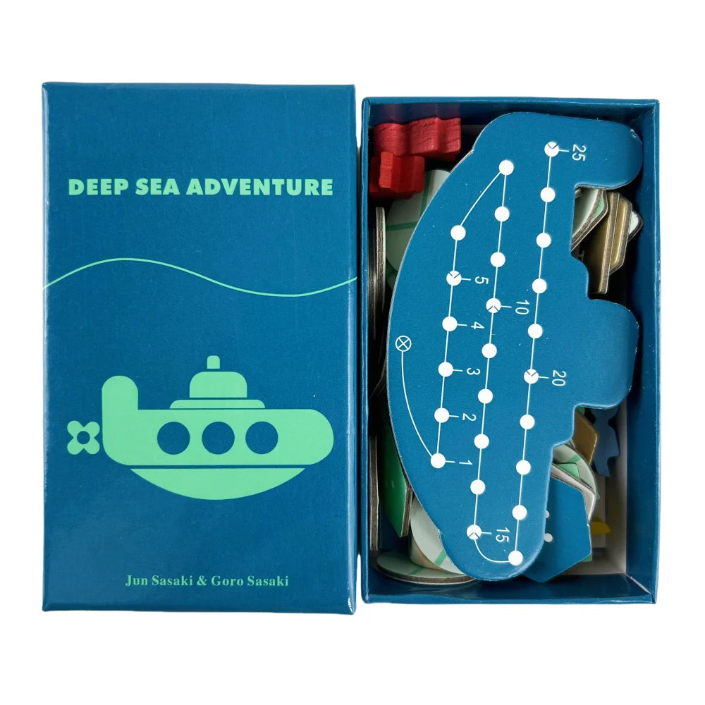 "Deep Sea Adventure" Family Gathering Game Card,Fun Card Game,Party Board Games