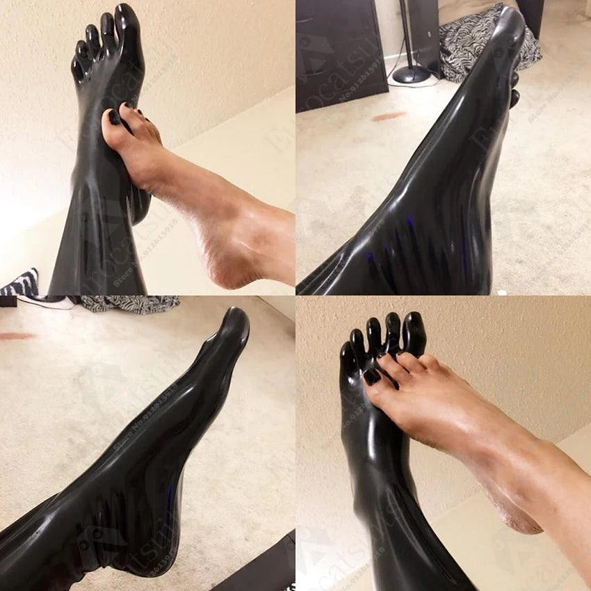 fetish latex gloves rubber catsuits for men  fetish wear  gloves  fetish socks men shorts male
