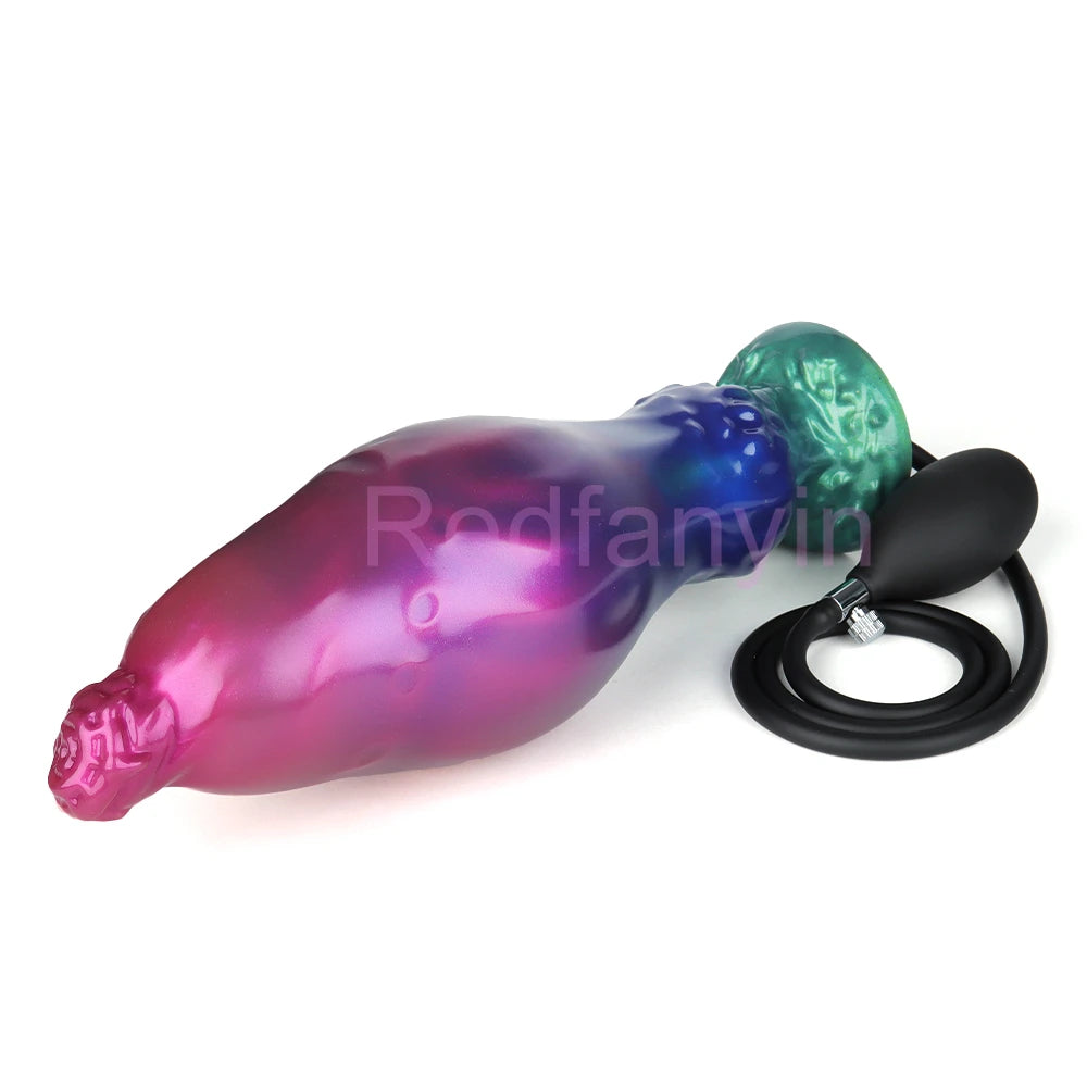 Inflatable Anal Plug Max 11cm Huge Buttplug Inflatable 18+ BDSM Sex Game for Women Men Gay Anal Dilation Prostate/G-spot Massage