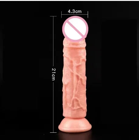 Big Dildo 19-26CM Adult Sex Products No Vibrator Soft Big Dildo Sexy Toys Anal Plug Women Sex Toy Penis Suction Cup Buttplug