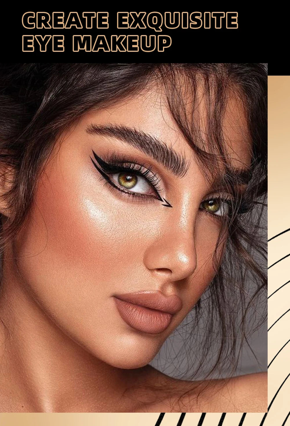 Long Lasting Black Liquid Eyeliner Waterproof Eye Liner Pencil Quick Drying Not Bloom Natural Eyeliner Liquid Pen Cosmetic Tools