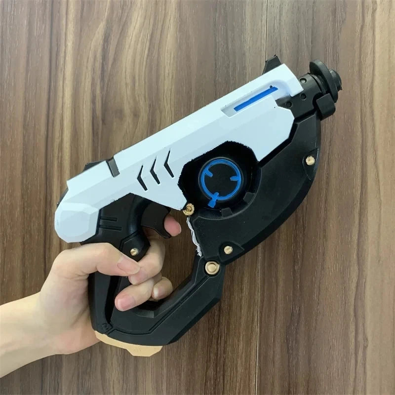 Revolver Guns Model Prop No Shotting Weapons Cosplay Laser Rifle Gun Safety PU Rubber Halloween Gift Toys