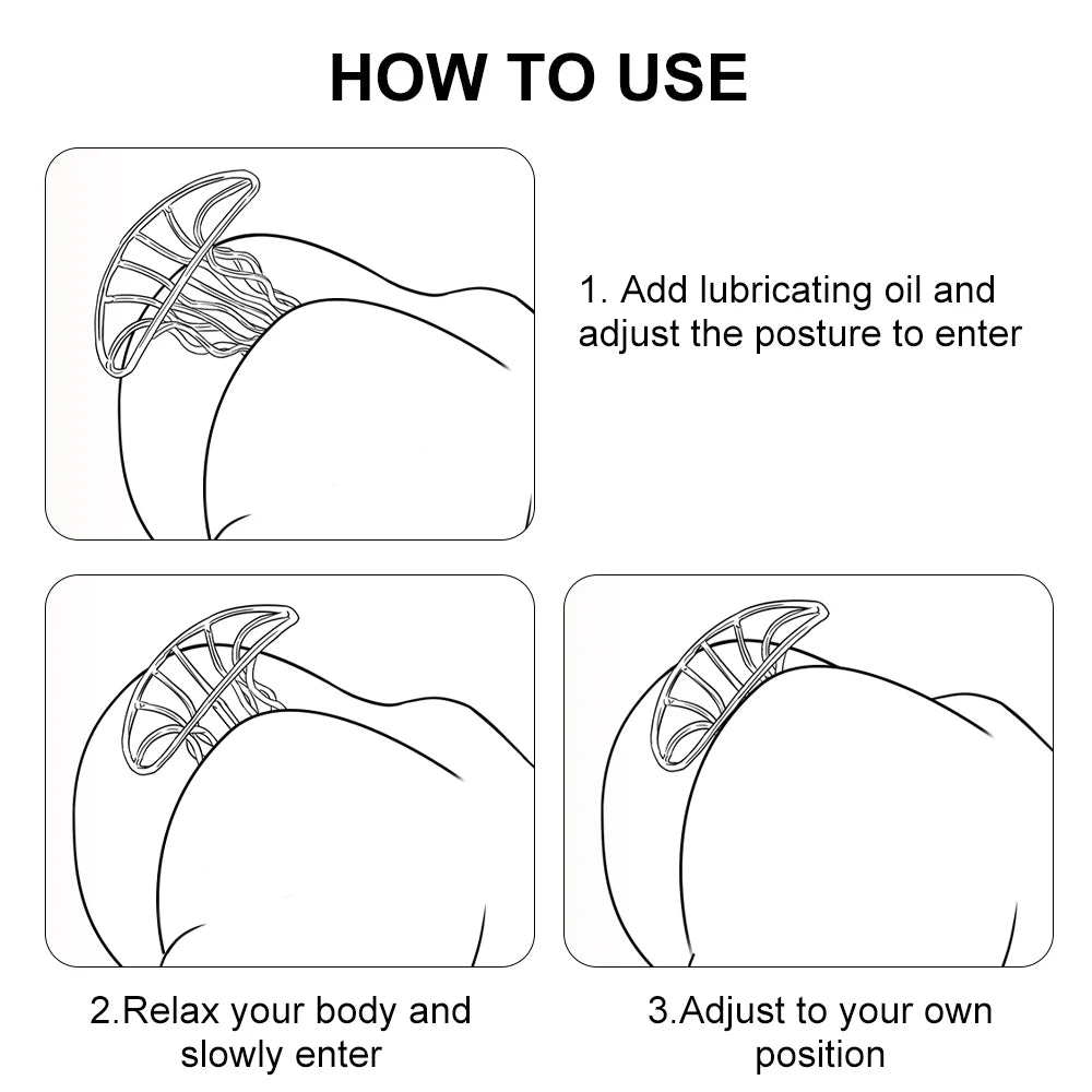 1PCS Hollowed-out metal gourd-shaped anal plug, anal expansion training, anal masturbation toys, lovers flirting games, sex toys