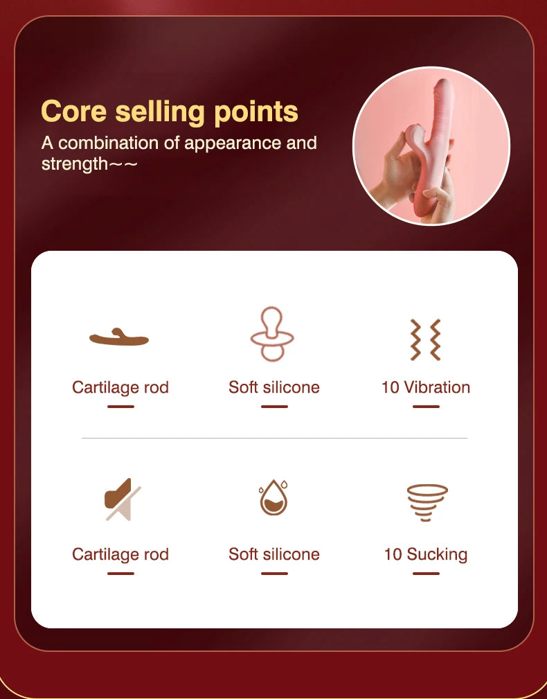 20 Speed Sucking Vibrators G Spot Dildos Vibrators 2 in 1 Adult Women Sex Toys Clitoral Sucker Clitoris Stimulator Massager 18+