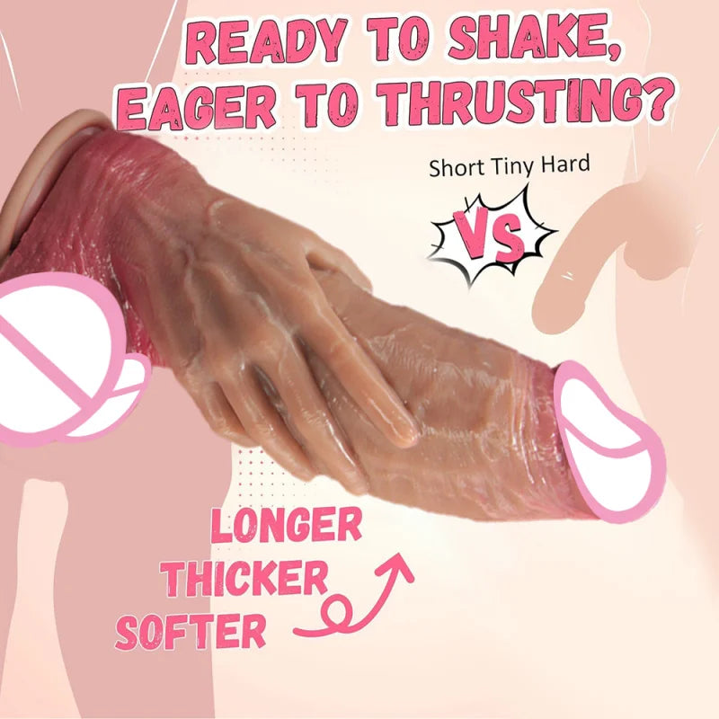 Oversized Realistic Dildos Fisting Dildo Thick Penis Adult Sex Toys For Women Vaginal Masturbation Big Dick With Suction Cup