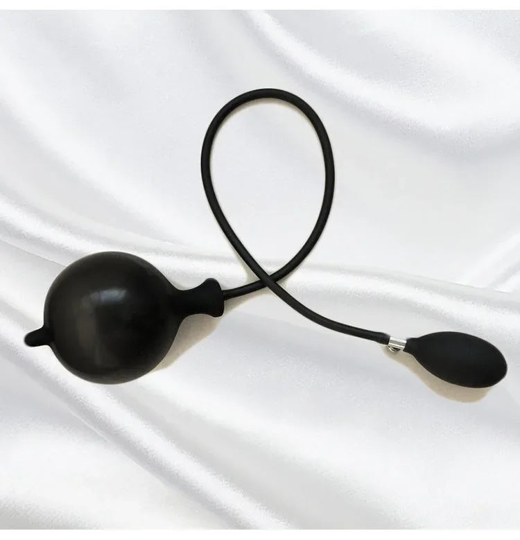 Inflatable Anal Dildo Plug Expandable Butt Plug with Pump Sex Toys for Women Men Anal Dilator Massager Adult Products Silicone