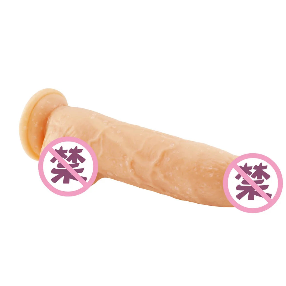 5CM dia Huge Realistic Giant Long Dildo Vaginal Masturbators Penis Erotic Toy for Women Suction Cup Thick Glans Dick