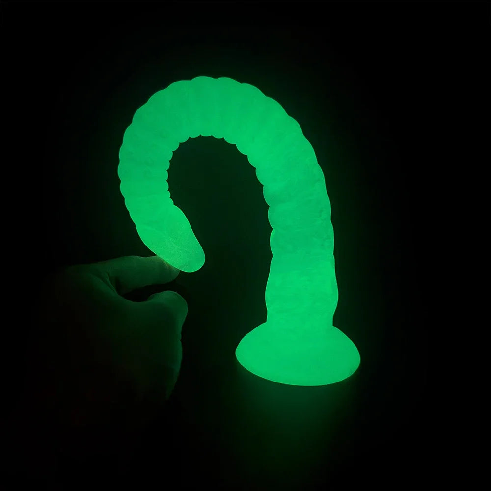 New Huge Luminous Octopus Tentacle Dildo Soft Silicone Monster Animal Penis Big Dick Anal Plug Vaginal Anus Masturbation G Spot