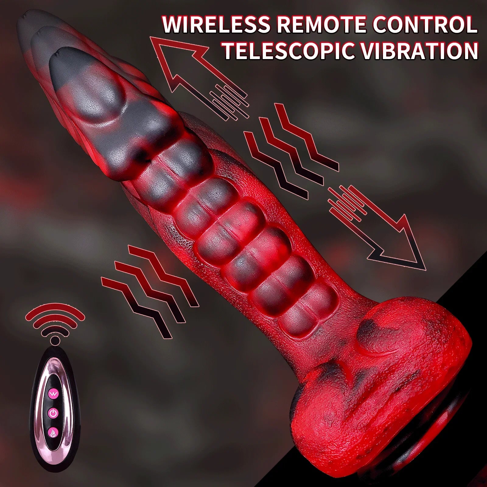 Thrusting Dildo Vibrator Dragon Penis Huge Thick Anal Vibrators Remote Control Monster Dildos Suction Cup Sex Toys For Women 18