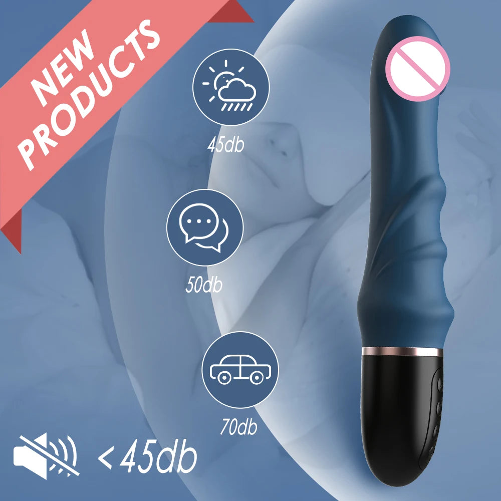 Big Dildo Vibrator for Women 10 Modes G-spot Clitoral Stimulator Powerful Vaginal Massager Female Masturbator Sex Toy for Aldult