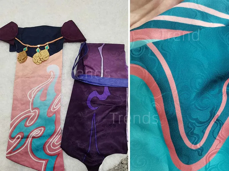 Xiao Cosplay Costume Cosplay Anime Xiao Full Set Xiao Wig Mask Tattoo Sticker for Halloween Outfits