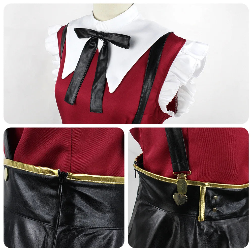 Game NEEDY GIRL OVERDOSE KAngel Cosplay Costume Full Set of Clothing Sailor Suit Jk Uniform Laser Color Skirts