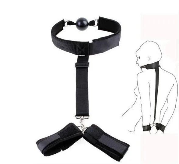 BDSM Bondage Gear Kit Erotic Sex Toys Adult Gmaes Bandage Obedience Slave And Master Couple Role Play Exotic Accessories Sexshop