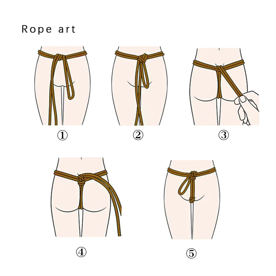 BDSM Female Body Restraint Sex Ropes Japanese Shibari DIY Restraint Bondage Gear SM Slave Erotic Play Cotton Rope Sex Toy