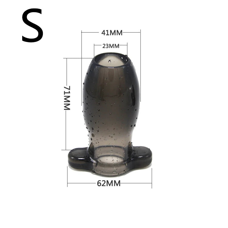 Hollow Anal Plug - Anal Dilator for Multifunctional Use, Peeping & Probing, Enema & Cleansing, Anal Sex Adult Erotic Product