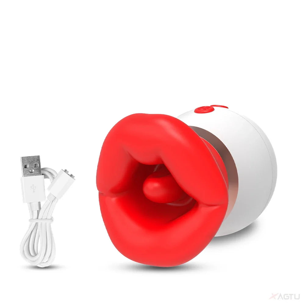 Realistic Dildo Vibrators Sex Toy For Women Tongue Licking Sucking G Spot Vibrator Nipple Clit Clitoral Vibrations Stimulator