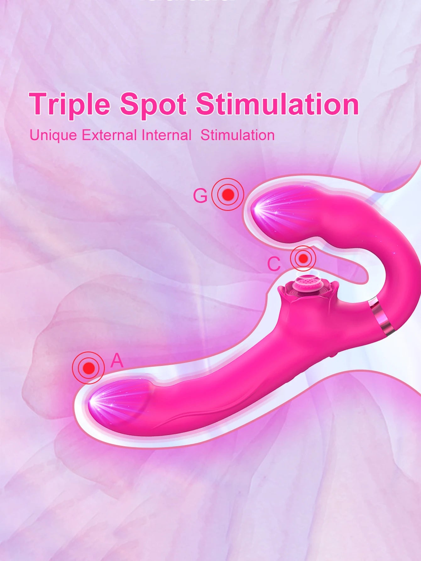 Double-headed Lesbian Vibrator Dildo Clitoris G Shop Massage Stimulator Female Masturbator Sex Toys Adult Products Fast Orgasm