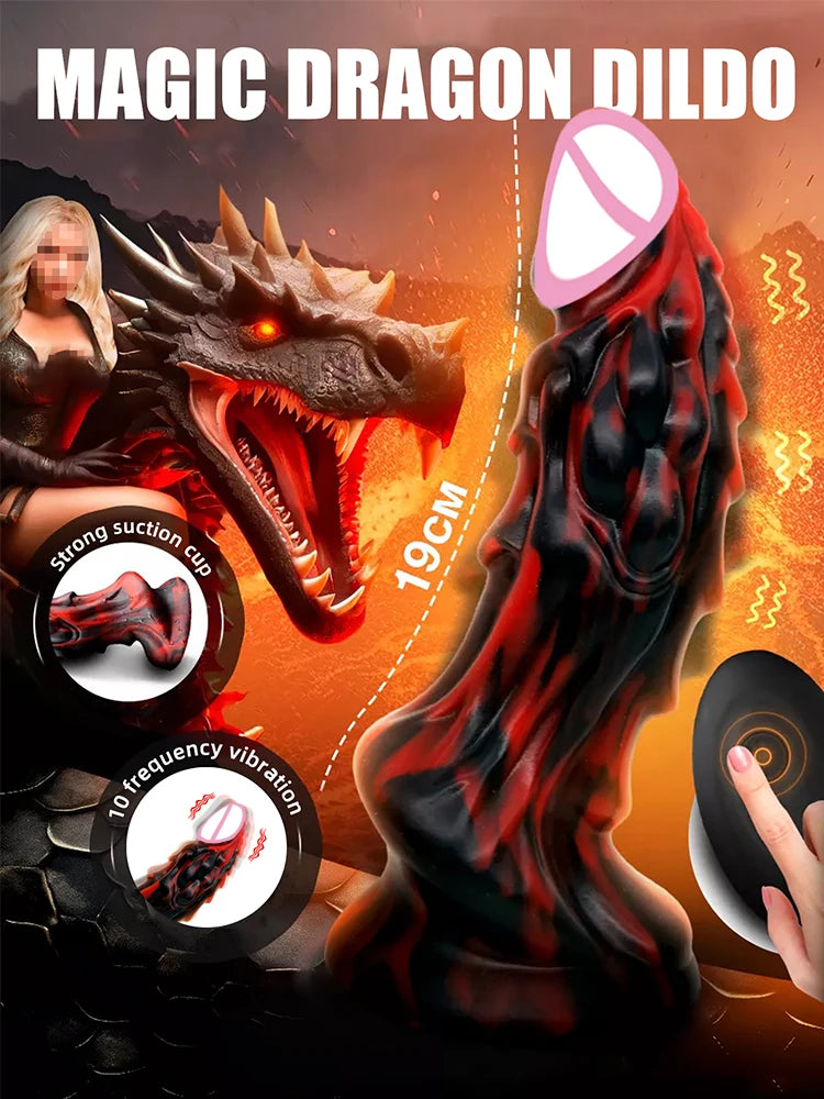 Huge Dragon Dildo Animal Ass Anal Plug Soft Silicone Monster Alien Penis Dildo Anal Dilator Male Female Adult Products Sex Toys