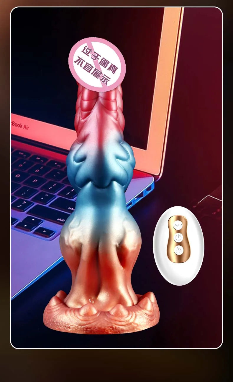 Electric Dragon Vibrator Dildo Telescopic Silicone Penis Remote Control Dildo for Women Sexual Dildos Male Anal Masturbator Toy