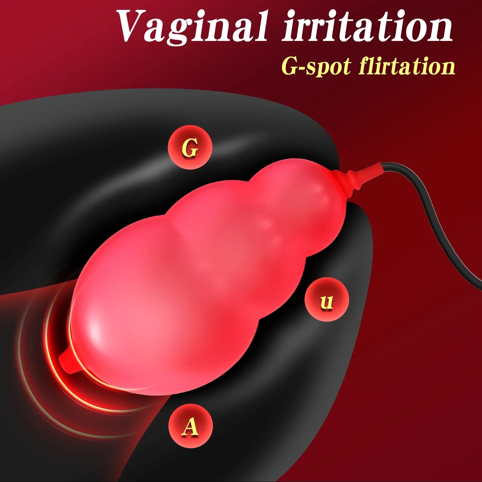 Inflatable anal plug: adult female vaginal and anal dilators, prostate massagers, giant beads, inflation tools, new anal toys