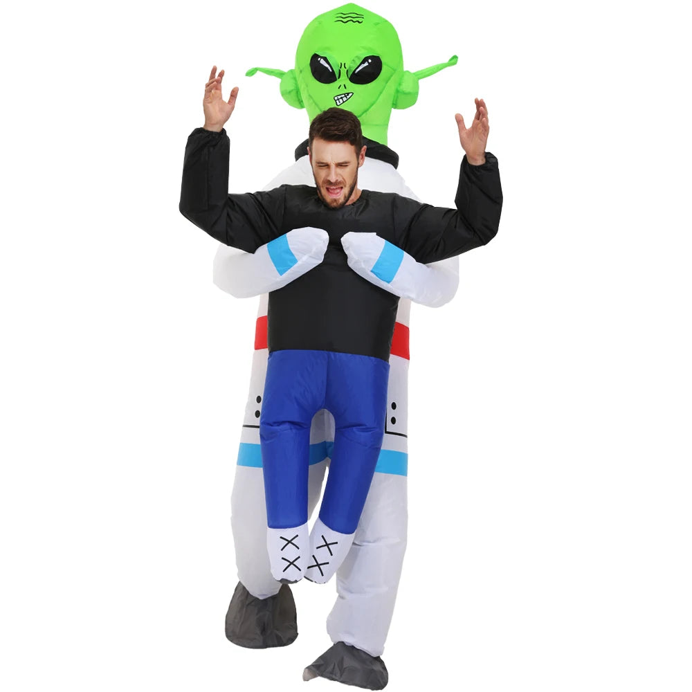 New Alien Inflatable Costume Anime Suits Dress Mascot Purim Halloween Christmas Party Cosplay Costumes for Kids Adult
