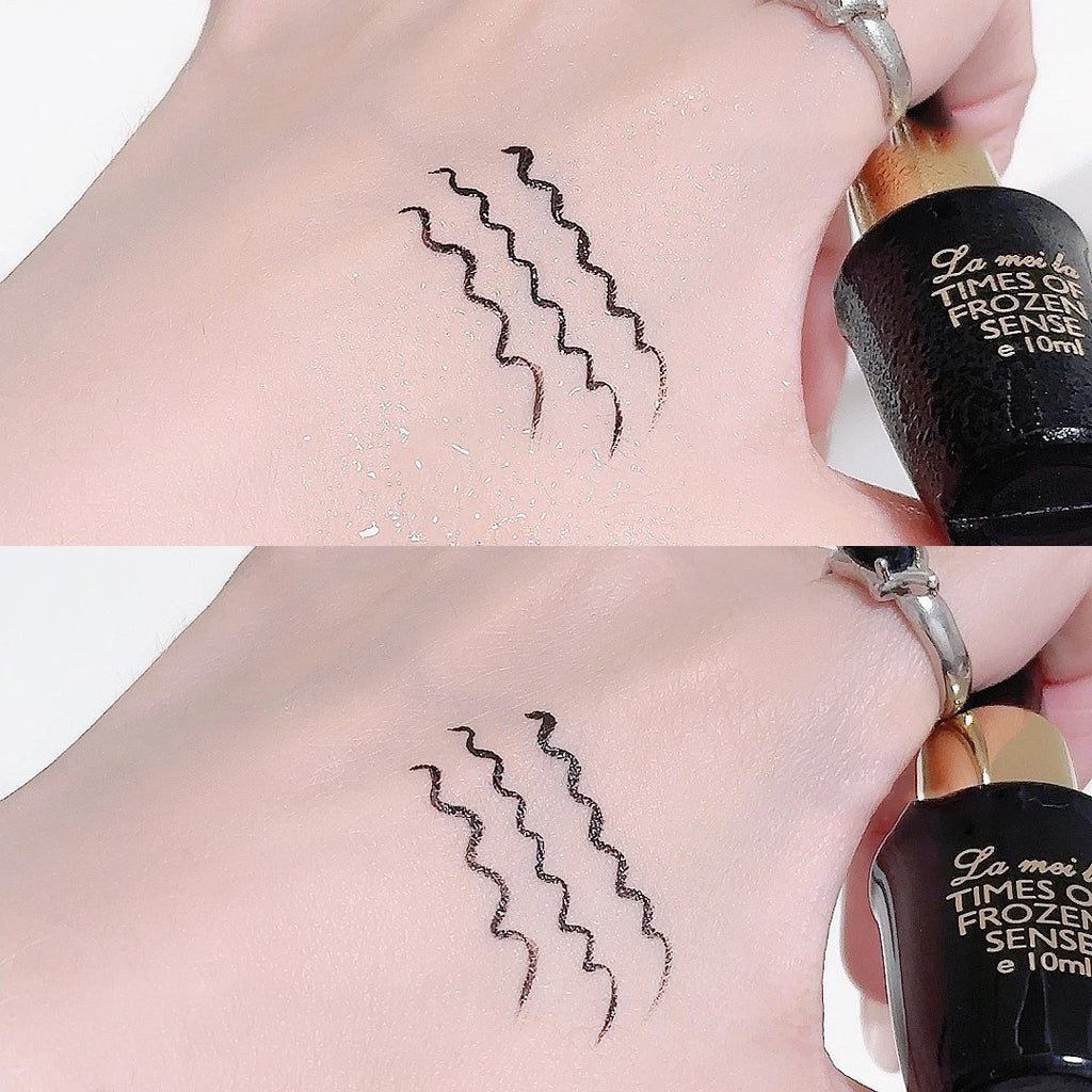 Long-lasting Black Gel Eyeliner Ultra-fine Hard-tipped Waterproof Liquid Eyeliner Pen Quick-Dry Durable Cosmetics Makeup Tool