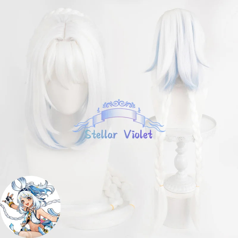 Mavuika Cosplay Wig Heat Resistant Game Genshin Impact Kinich Cosplay Synthetic Wigs Varesa IFA Chasca Kachina Citlali Anime Wig