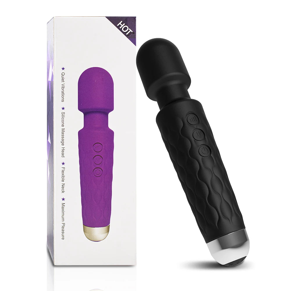 Powerful Magic Wand Vibrators Massager Clitoris G-Spot Stimulator Female Masturbator Dildo Erotic Sexy Toys or Women Adults 18