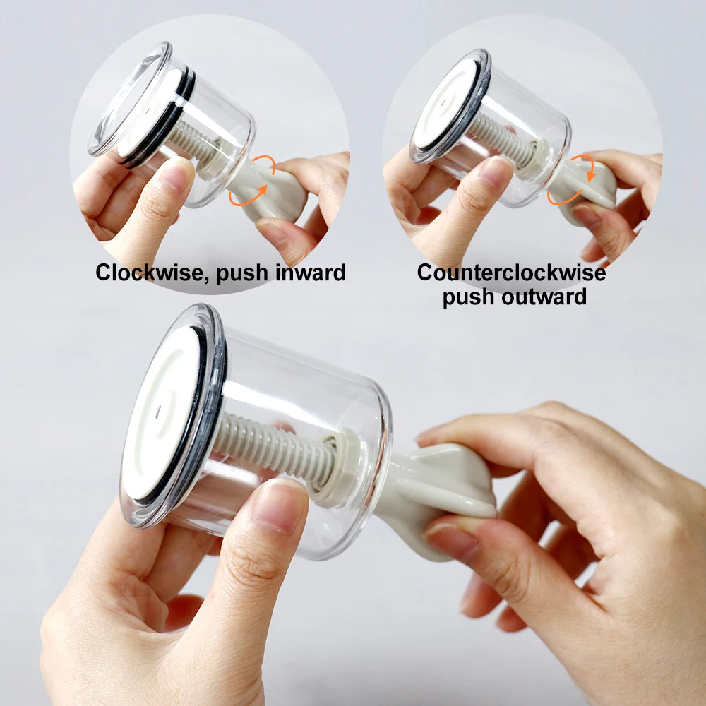 Professional Cupping Medical Chinese Vacuum Body Massager Stimulation Vacuum Cupping Nipple Sucker Inverted Suction Enlarger Cup