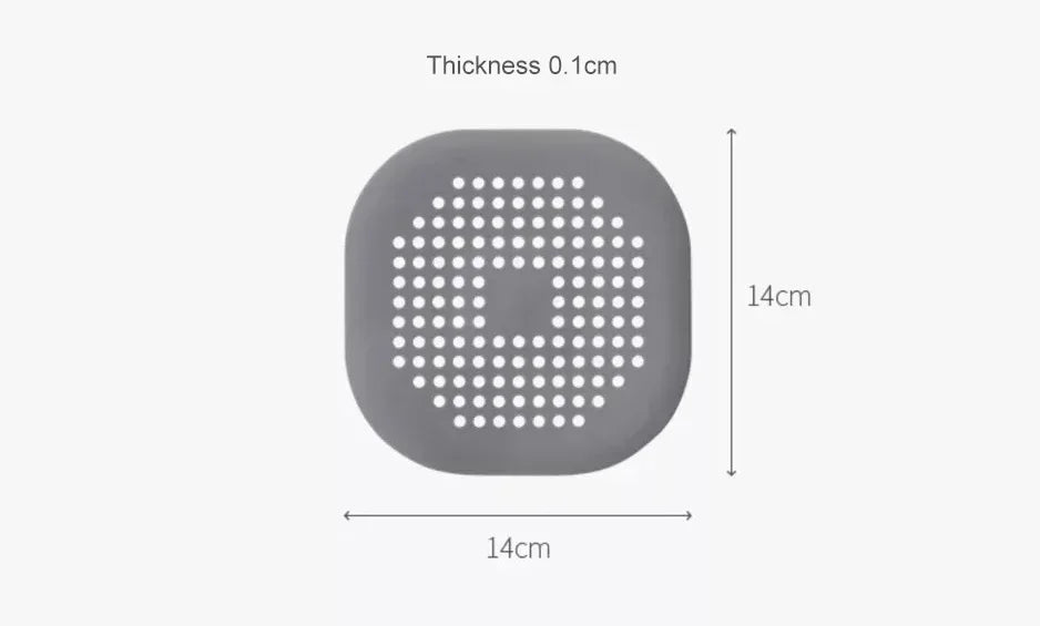 Hair Filter Shower Drain Plug Kitchen Sink Strainer Bathtub Shower Floor Drain Stopper Home Accessories