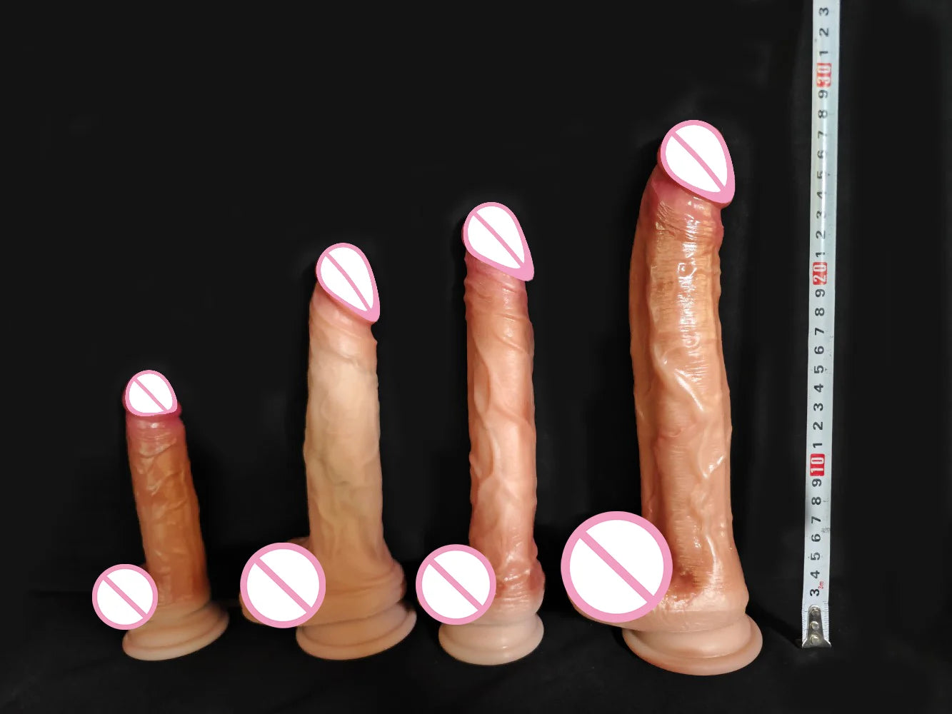 Realistic Silicone Dildo with Suction Cup Anal G-Spot Masturbator Penis Adult Sex Toys Huge Dildos for Women Rubber Cock Gode