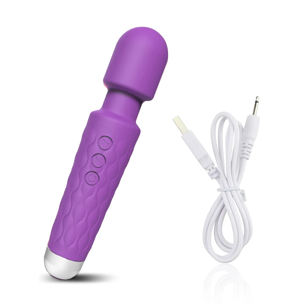 Powerful Magic Wand Vibrators Massager Clitoris G-Spot Stimulator Female Masturbator Dildo Erotic Sexy Toys or Women Adults 18