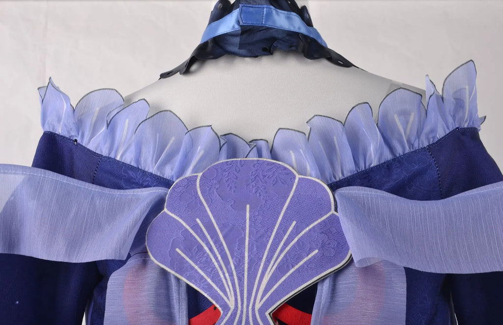 Sangonomiya Kokomi Cosplay Costume Pearl of Wisdom Kokomi Outfit Dress Wig Full Set Comic Con