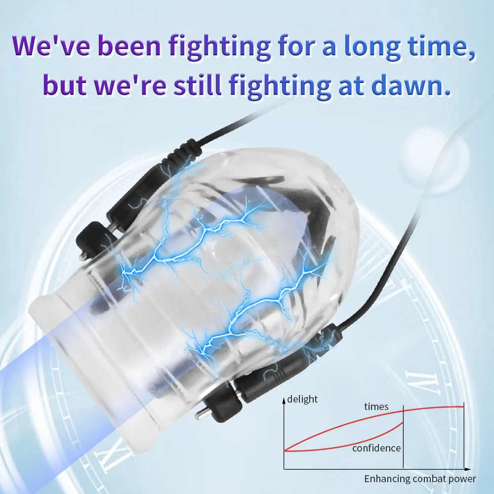 Glans Vibrator Penis Enlargerment Trainer Vibrator Masturbators for Men 10 Speeds Glans Stimulater Massager Adult Sex Toys