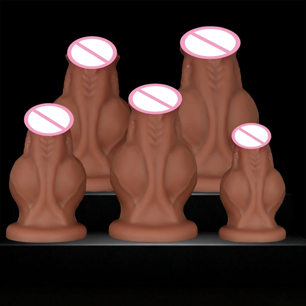 Huge Monster Dildo Knot Dildo Big Penis Sex Toys Women Gay Silicone Suction Cup Dilator Anal Adult Products Vagina Stimulation