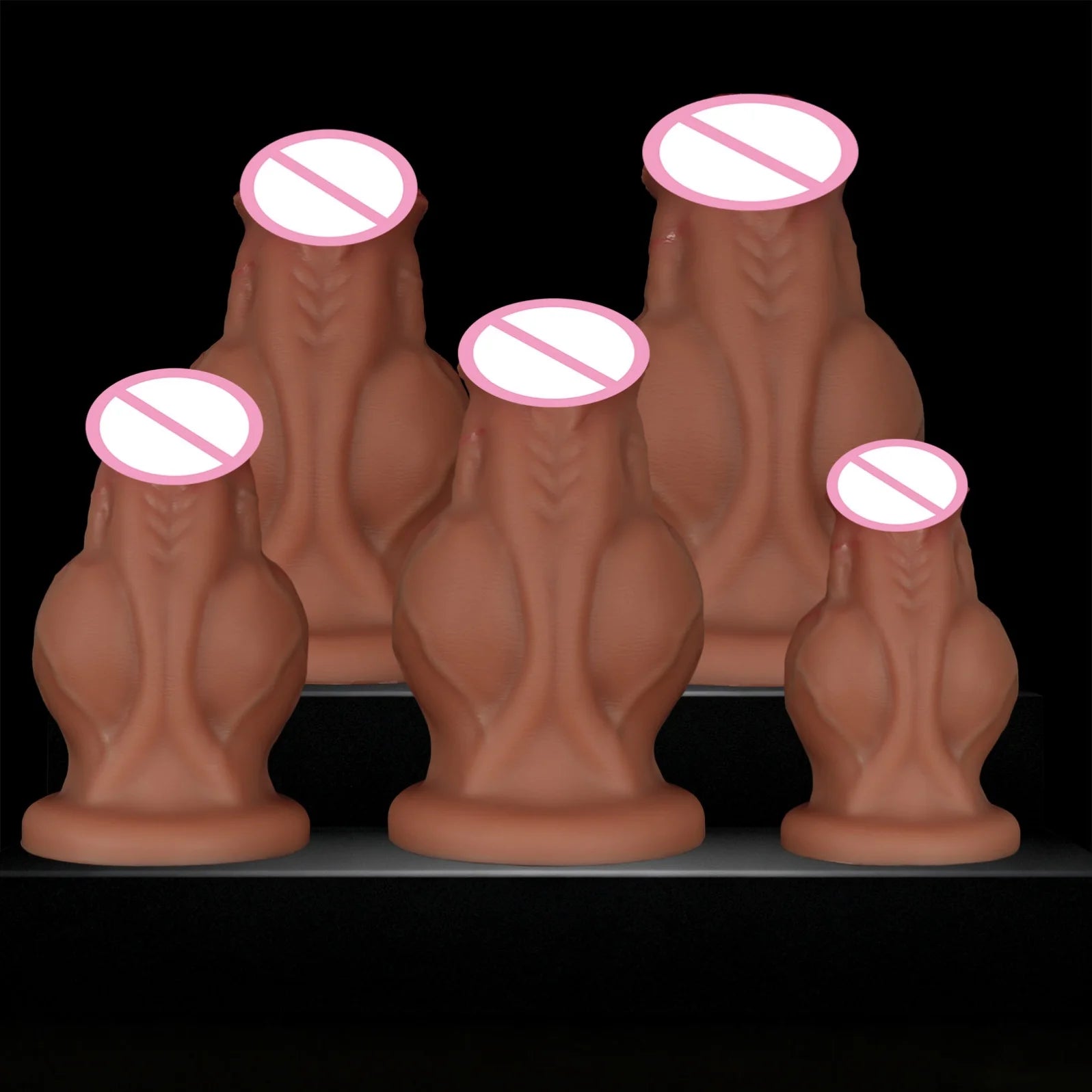 Huge Monster Dildo Knot Dildo Big Penis Sex Toys Women Gay Silicone Suction Cup Dilator Anal Adult Products Vagina Stimulation