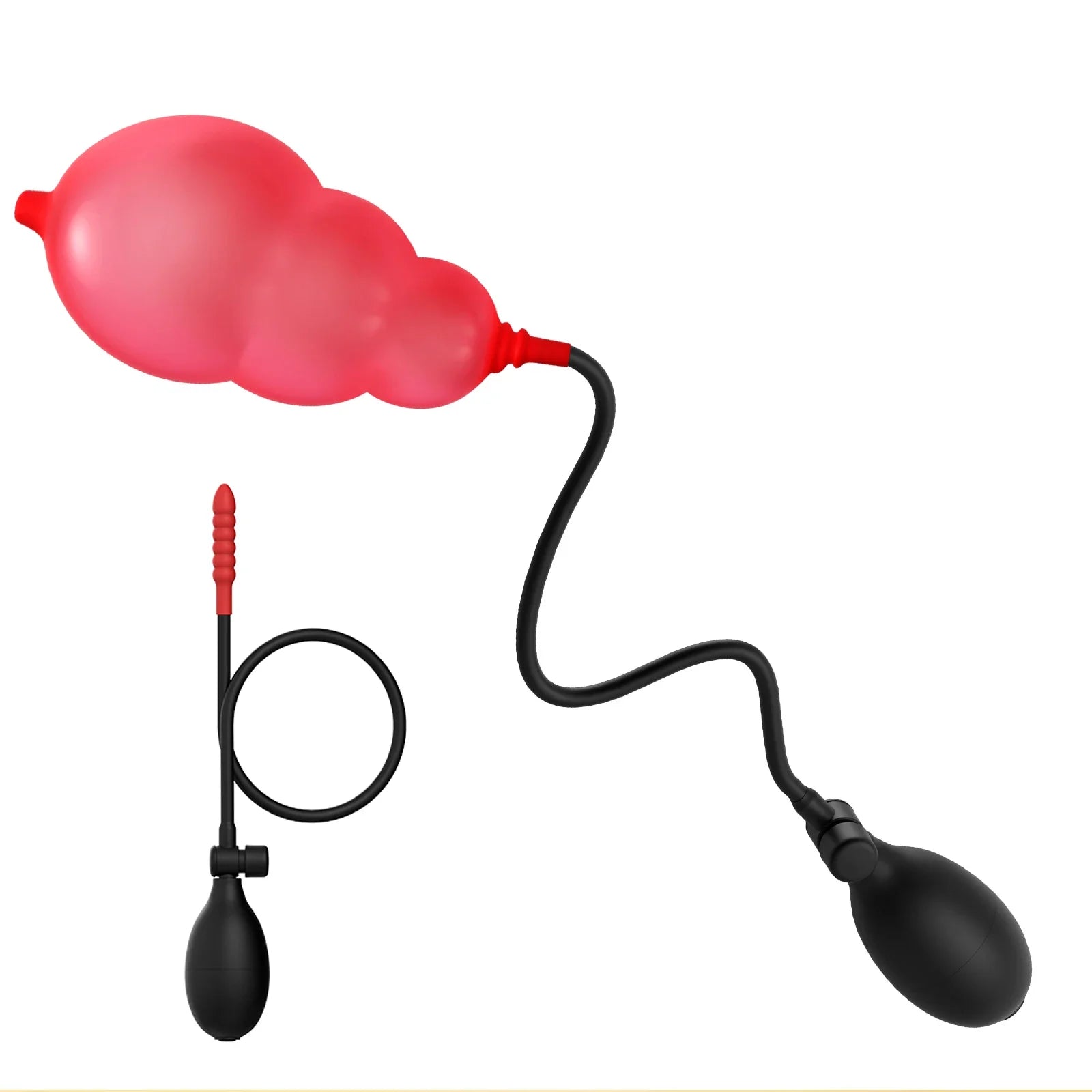 Inflatable anal plug: adult female vaginal and anal dilators, prostate massagers, giant beads, inflation tools, new anal toys